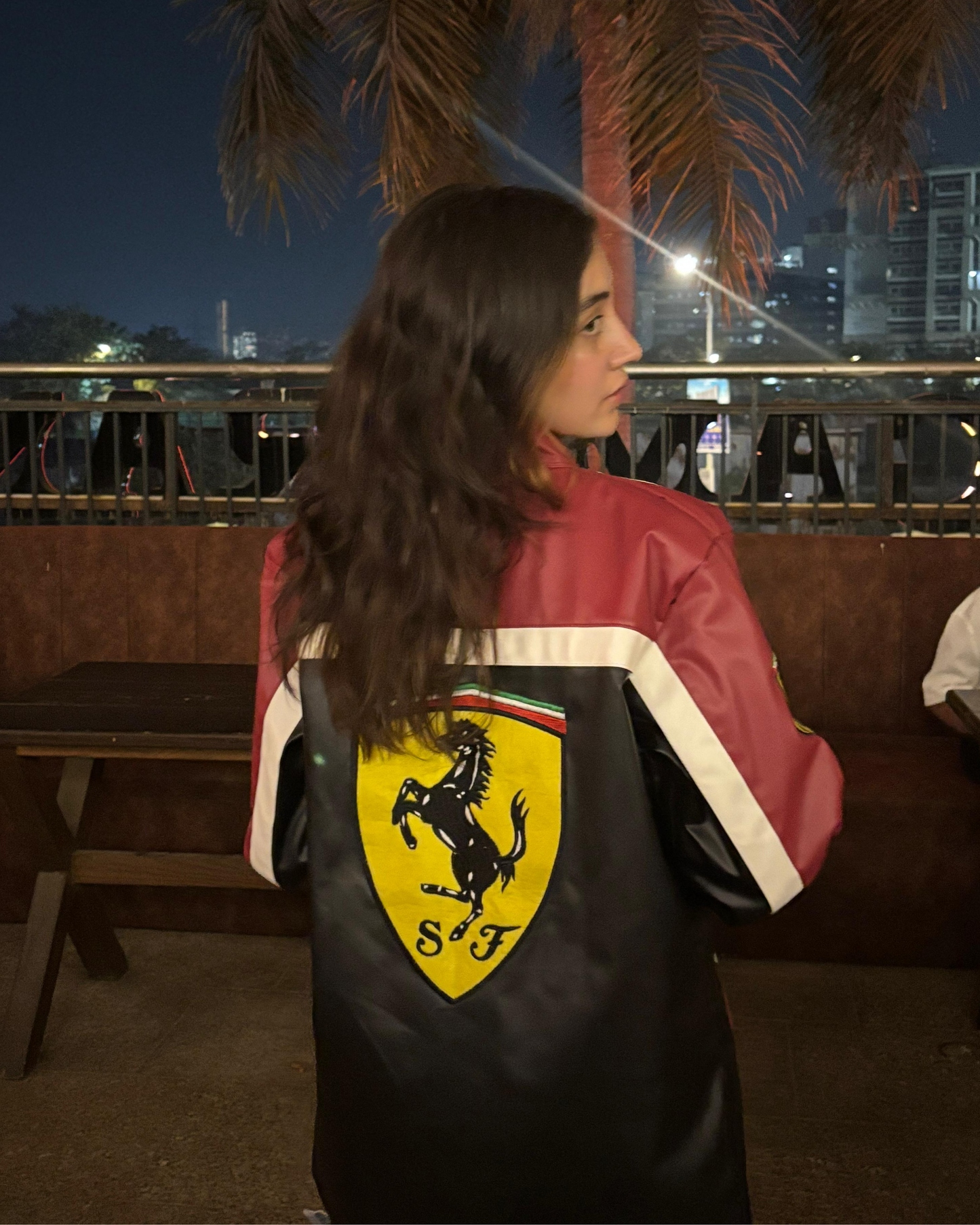 Ferrari Leather Racing Jacket l Unisex Racing Jacket