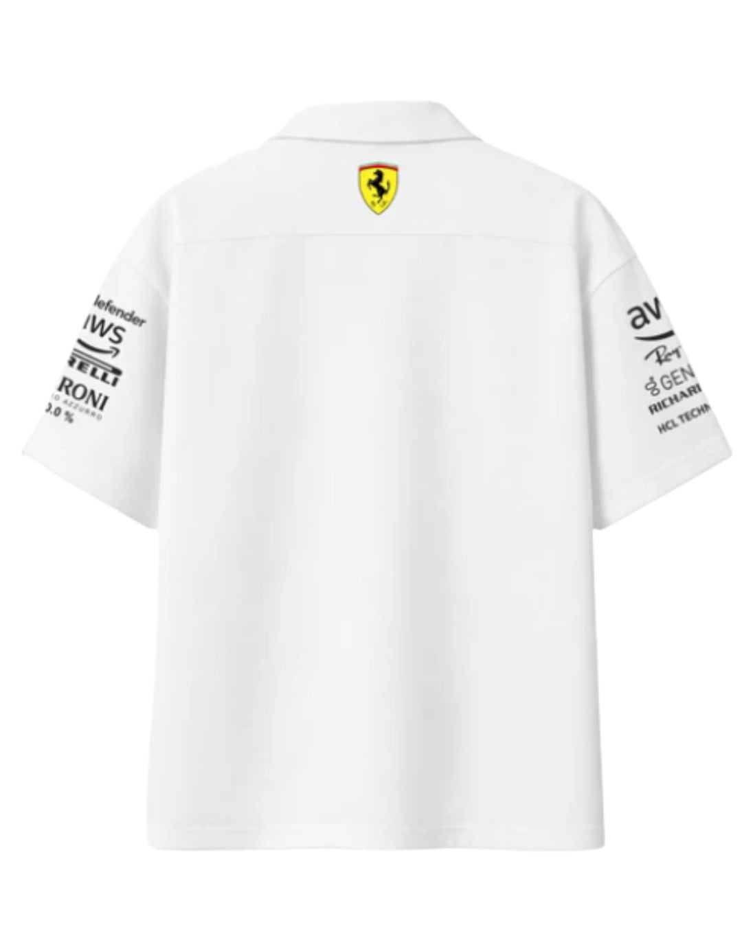 F1 SCUDERIA WHITE UNISEX SHIRT