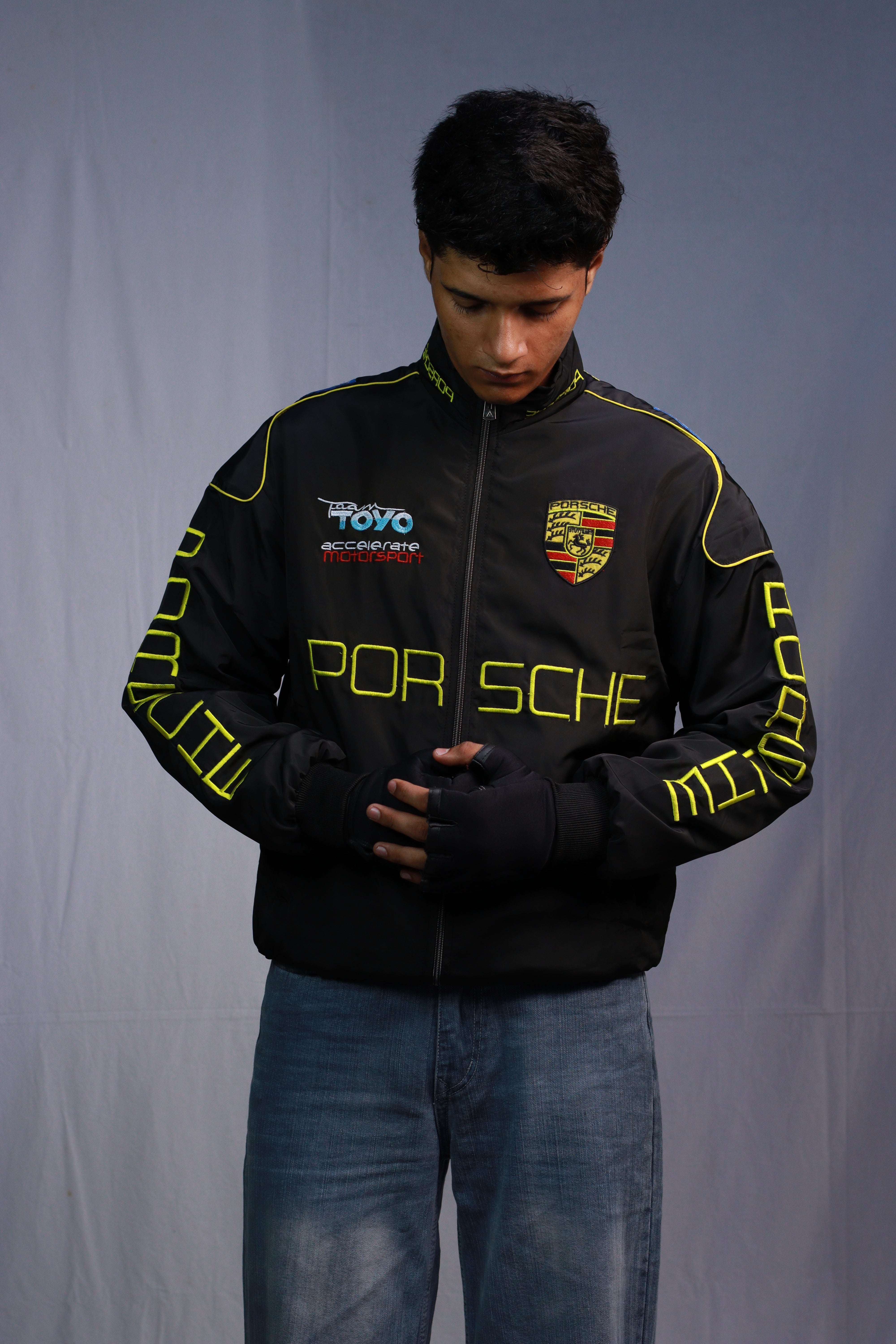 F1 PORSCHE UNISEX EMBROIDED JACKET – Tracksuit Factory