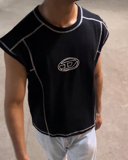 DIESEL BOX FIT TANK TEES