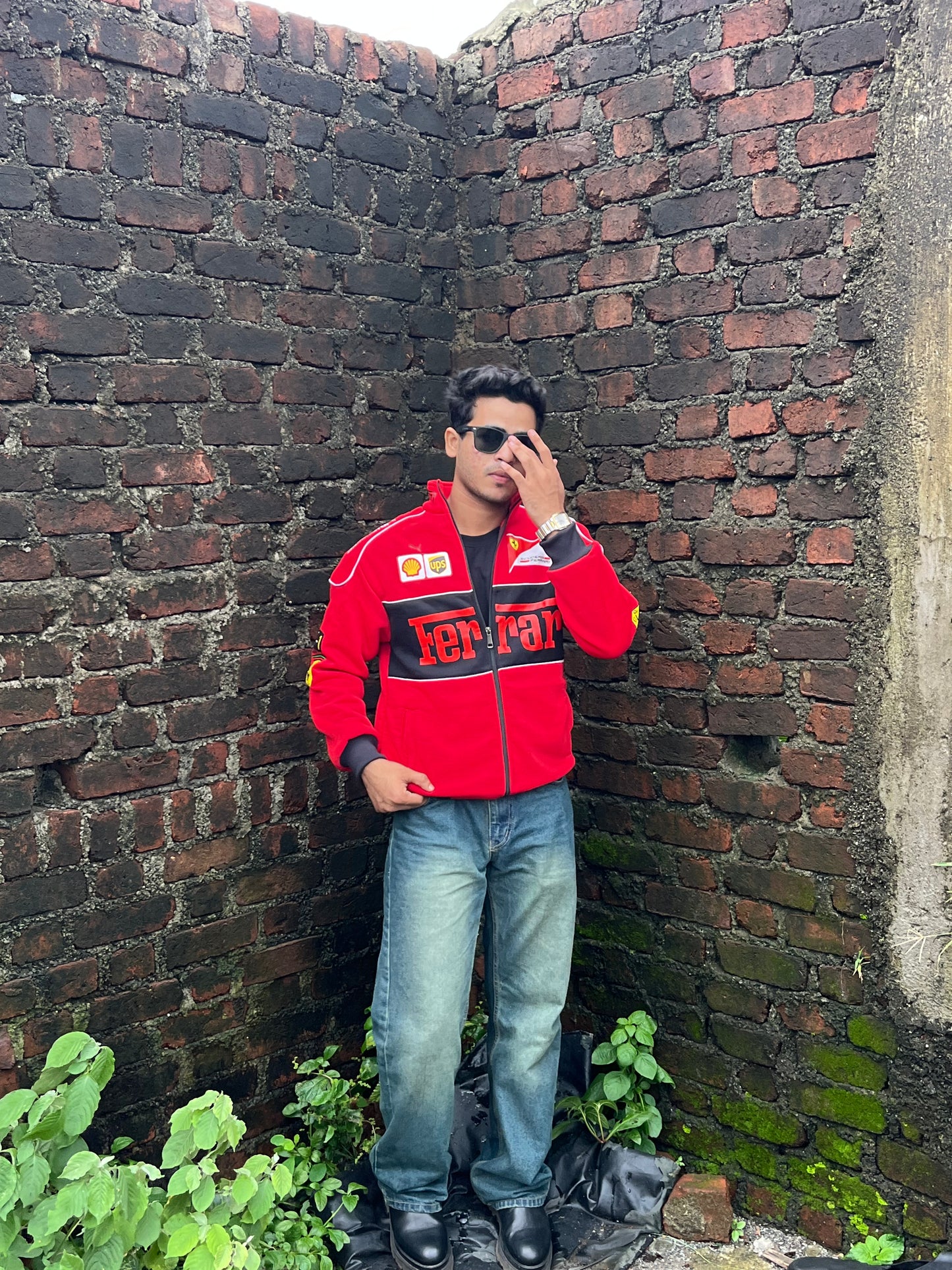 F1 RED FERRARI UNISEX RACING JACKET