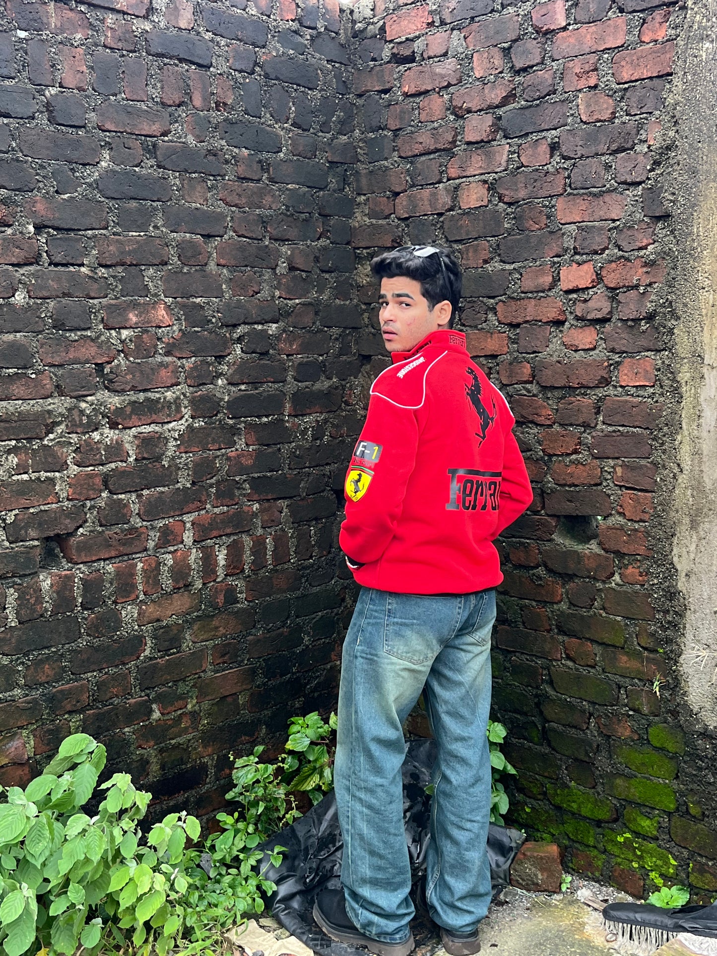 F1 RED FERRARI UNISEX RACING JACKET
