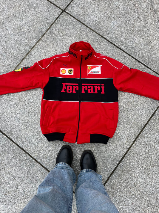 F1 RED FERRARI UNISEX RACING JACKET