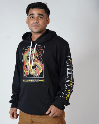 Black Aesthetic Printed Unisex Hoodie l TSF