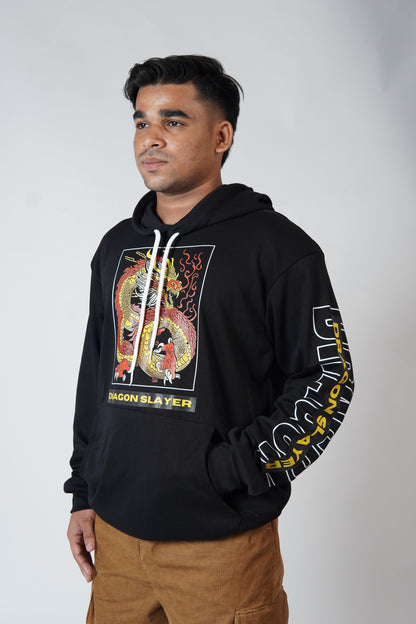 Black Aesthetic Printed Unisex Hoodie l TSF