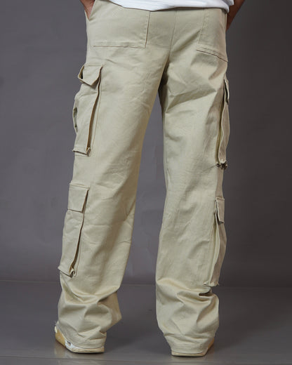 Aesthetic Beige Unisex Cargo l TSF