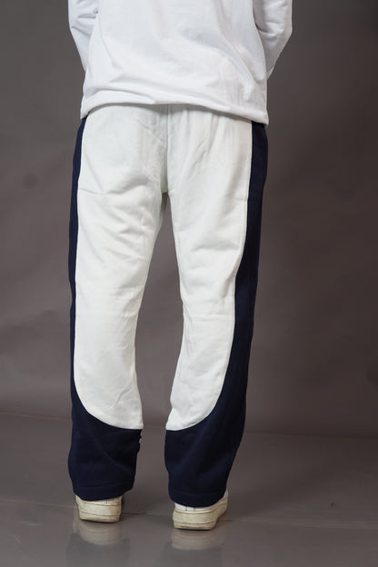Aesthetic White Unisex Trackpants l TSF