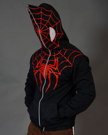 Aesthetic Black Spider Unisex Hoodie l TSF