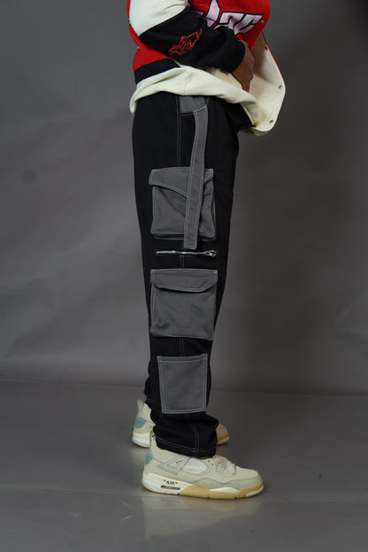 aesthetic Black Unisex Trackpants l TSF