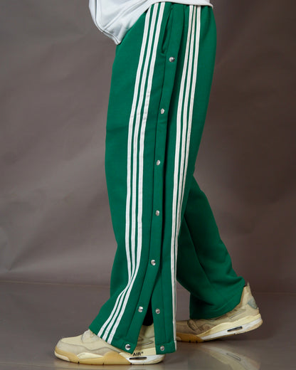 Aesthetic White Strip Unisex Trackpants l TSF