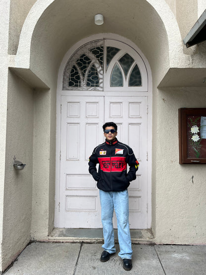 F1 BLACK FERRARI UNISEX RACING JACKET