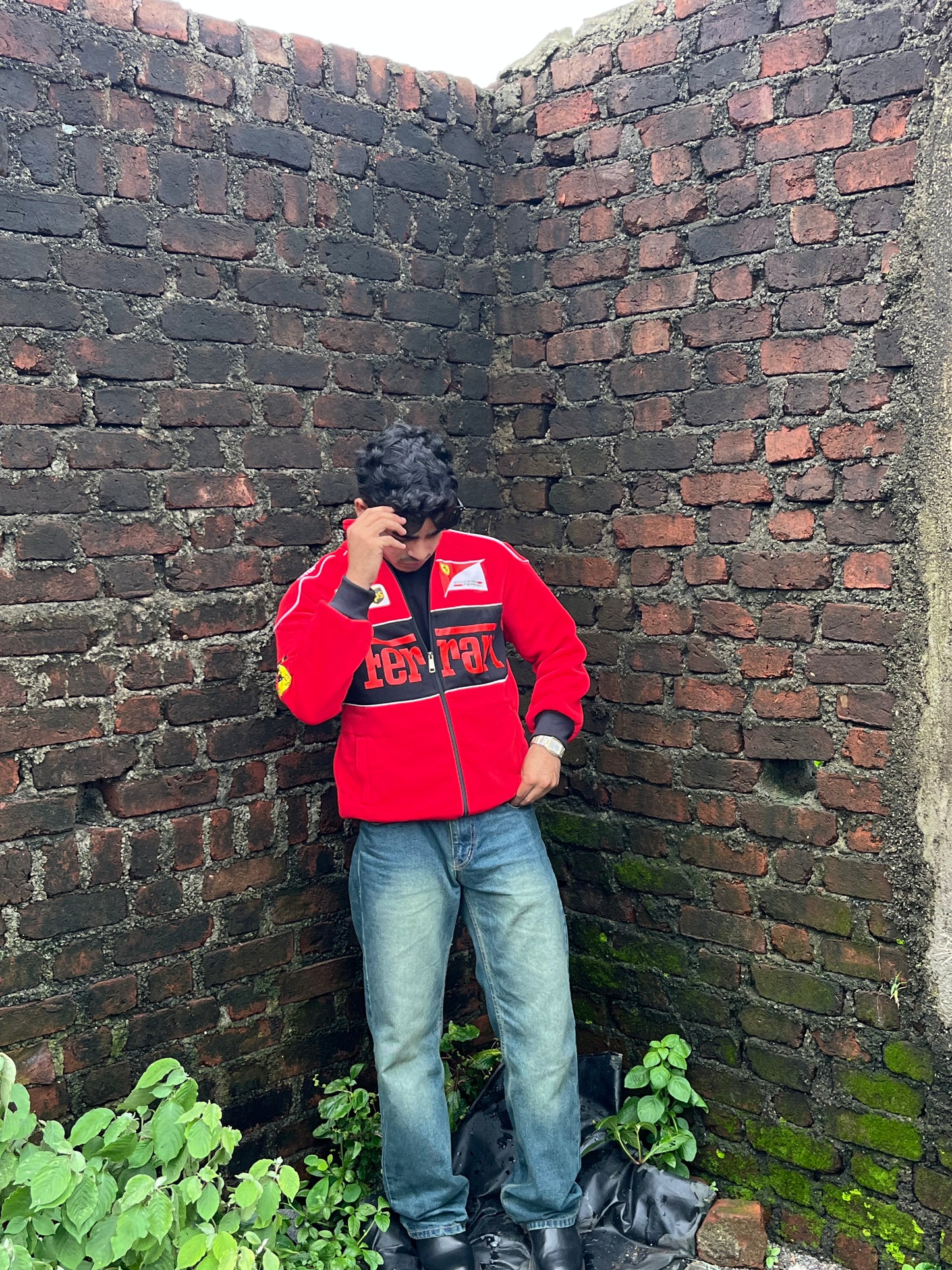 F1 RED FERRARI UNISEX RACING JACKET