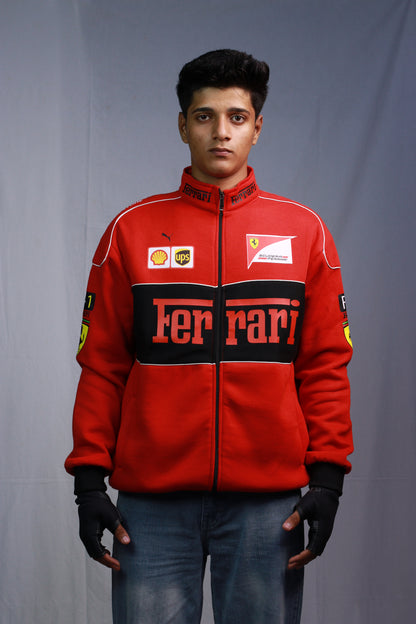 Streetwear Ferrari Red Jackets for Men & Women - Premium Quality