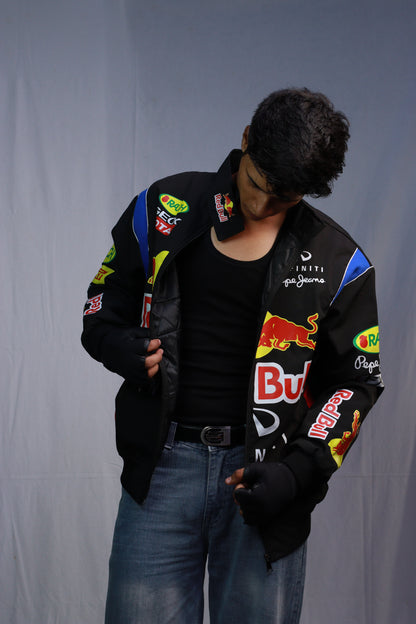 F1 REDBULL PUFFER PRINTED UNISEX JACKET