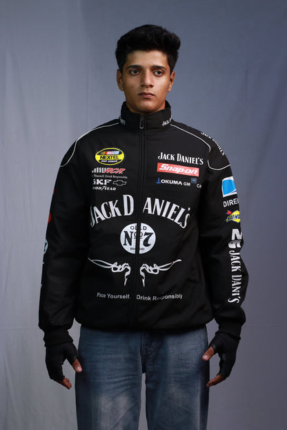 F1 JACK DANIEL'S PUFFER PRINTED  UNISEX JACKET