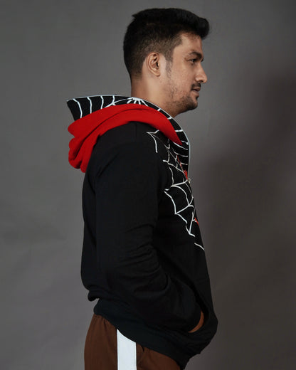 Aesthetic Black Spider Unisex Hoodie l TSF