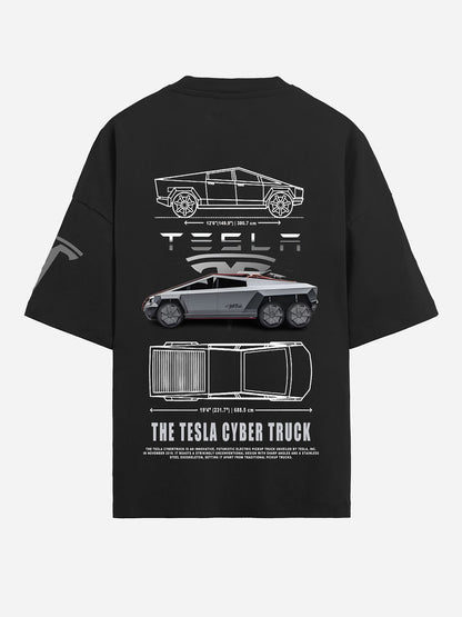 TESLA UNISEX BLACK T-SHIRT
