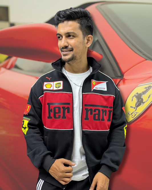 Ferrari Racing Jacket Vintage F1 red Racing Streetwear Jacket