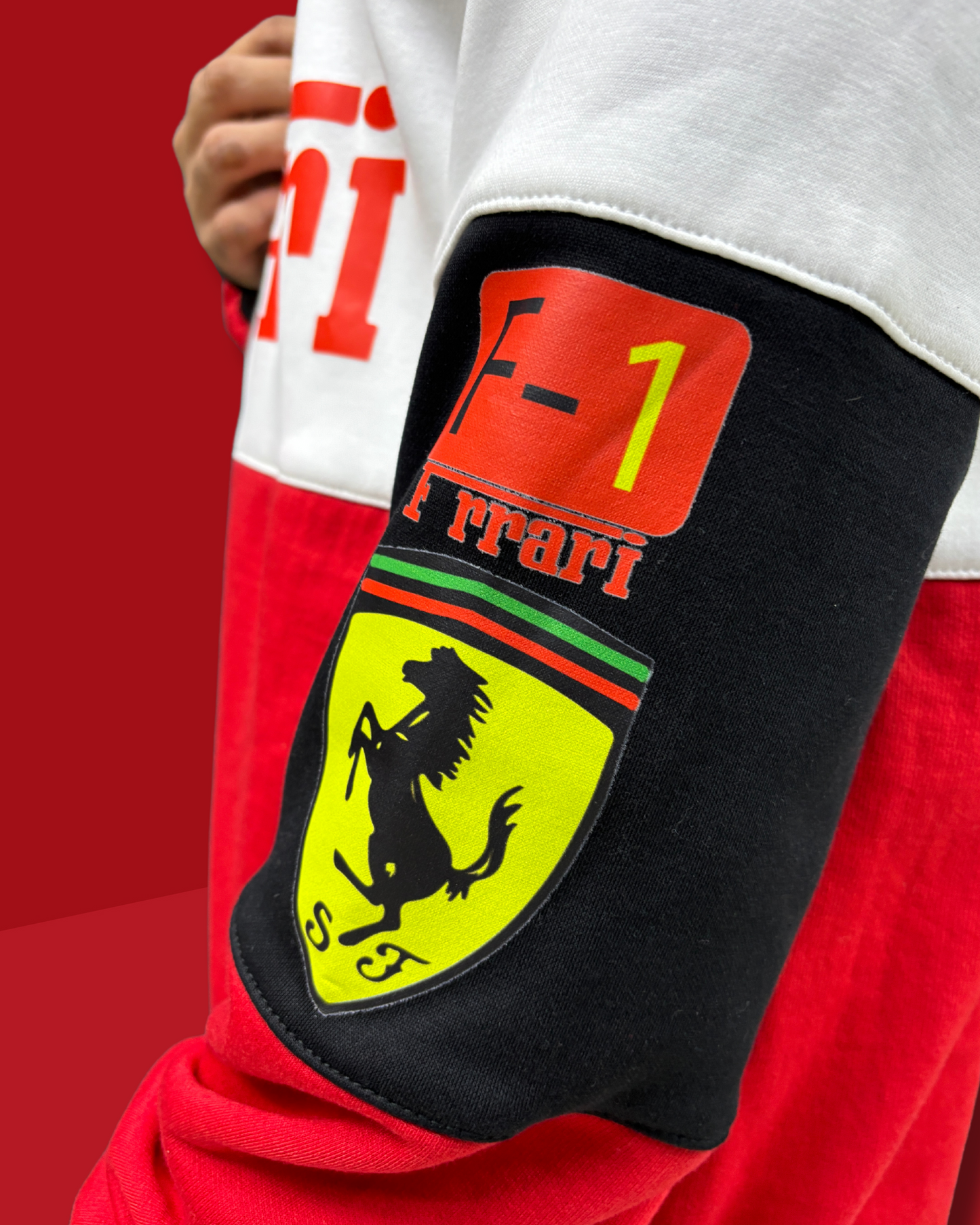 Ferrari Racing  vintage jackets | F1 red , white and black jackets | TSF | Racing jackets for men