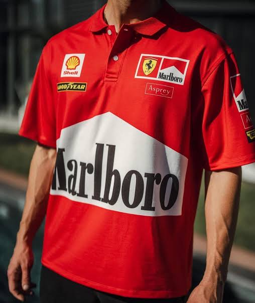 F1 MARLBORO UNISEX RED T-SHIRT