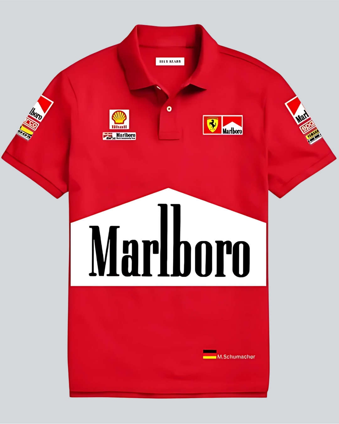 F1 MARLBORO UNISEX RED T-SHIRT