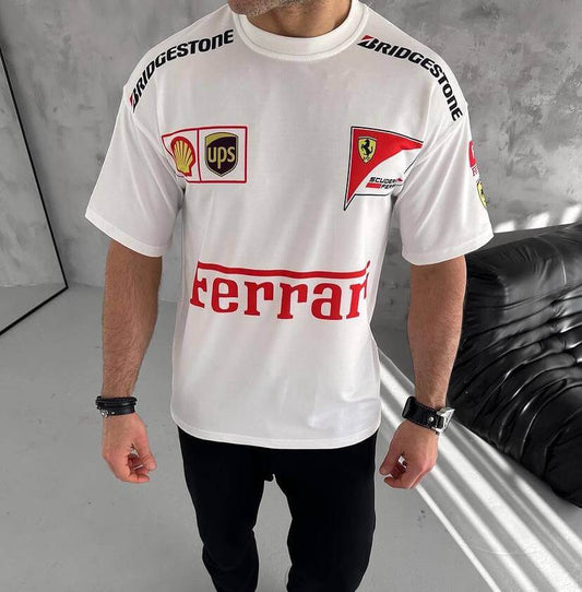 Ferrari Racing T-shirt l Vintage Racing Tshirt
